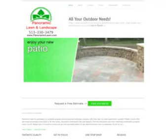 Panoramiclawn.com(Panoramic Lawn & Landscape) Screenshot