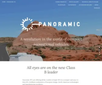 Panoramicrv.com(A revolution in the world of compact recreational vehicles) Screenshot