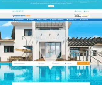 PanoramicVillas.com(Holiday Villas & Apartments at Great Prices in Stunning Locations) Screenshot