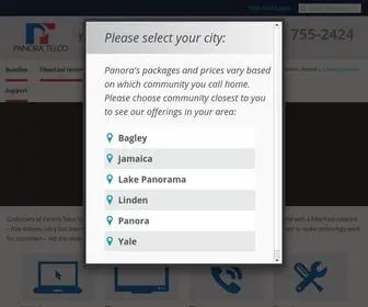 Panoratelco.com(Your Local Technology Company) Screenshot
