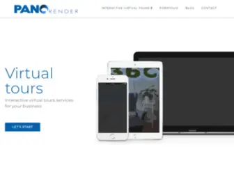 Panorender.com(Turn your physical business into a digital one) Screenshot