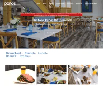 Panosonelmwood.com(Panos On Elmwood Greek Restaurant and Brunch Spot) Screenshot