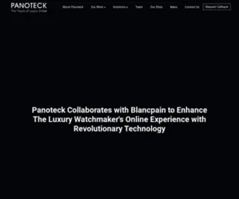 Panoteck.com(Panoteck is a digital platform and virtual reality immersive content firm) Screenshot