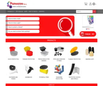 Panozzosrl.com(Tappi sottotappi protezioni e viteria in plastica) Screenshot
