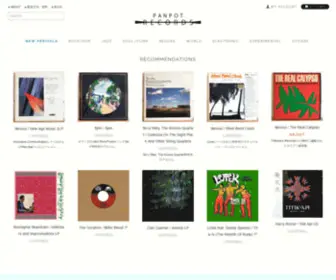 Panpotrecords.com(中古レコード大阪 通販) Screenshot