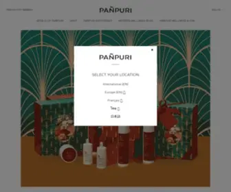 Panpuri.com(PAÑPURI) Screenshot