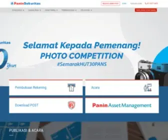 Pans.co.id(Panin Sekuritas) Screenshot