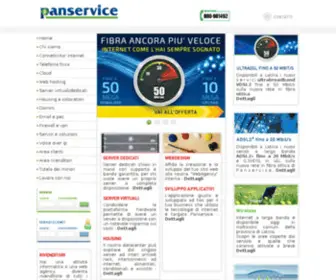 Panservice.it(Servizi datacenter e connessioni internet) Screenshot
