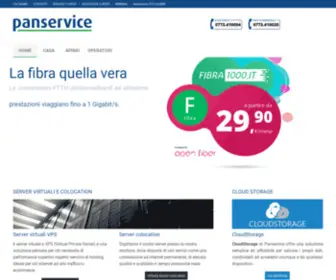 Panservice.net(Servizi datacenter e connessioni internet) Screenshot