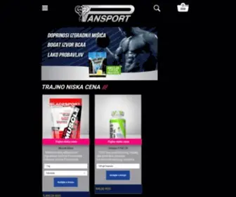 Pansport.eu(Proteini, kreatin i drugi dodaci ishrani za sportiste) Screenshot