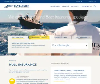 Pantaenius.com.au(Yacht and Boat Insurance) Screenshot