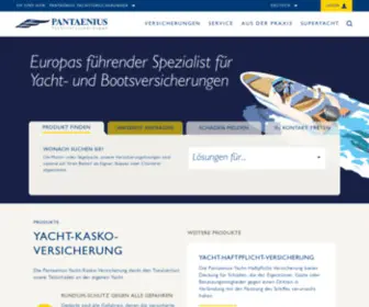 Pantaenius.de(Pantaenius Yachtversicherungen) Screenshot