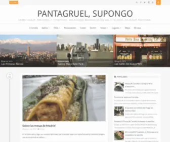 Pantagruelsupongo.com(Pantagruel, supongo) Screenshot