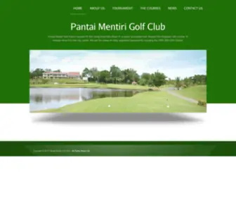 Pantaimentirigc.com(Pantai Mentiri Golf Club) Screenshot