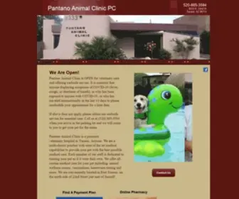 Pantanoac.com(Tucson Veterinary Hospital) Screenshot