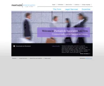 Pantazis-Law.com(Pantazis and Associates) Screenshot