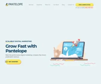 Pantelope.com(Los Angeles Digital Marketing Company) Screenshot