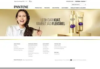 Pantene.co.id(Pantene Indonesia) Screenshot