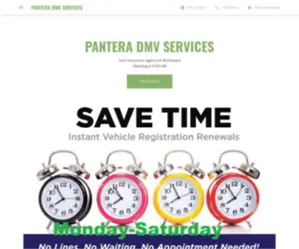 Panteradmv.com(PANTERA DMV SERVICES) Screenshot