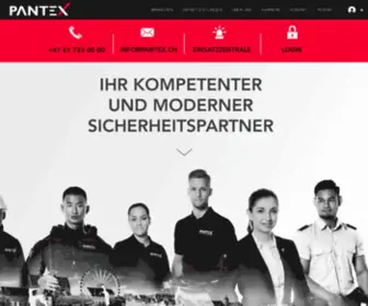 Pantex.ch(Sicherheit) Screenshot