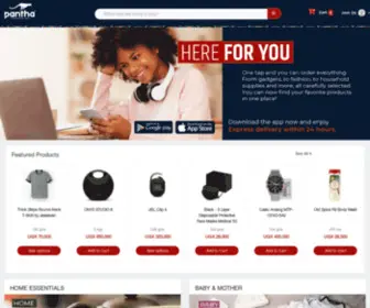 PanthaStore.com(The Authentic Shopping Partner) Screenshot