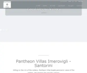 Pantheon-Villas.gr(Pantheon villas) Screenshot