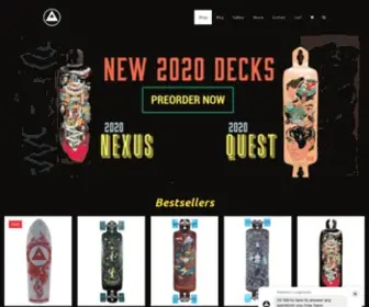 Pantheonlongboards.com(Pantheon Longboards) Screenshot