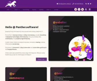 Panther.software(Strony i sklepy internetowe od 2009 r) Screenshot