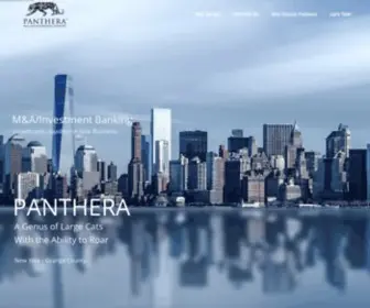 Pantheraadvisors.com(M&A and Fundraising Advisory) Screenshot
