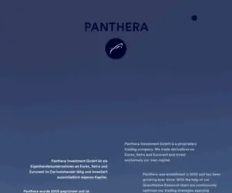 Pantherainvestment.com(Panthera Investment GmbH) Screenshot