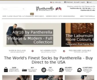 Pantherella.com(Pantherella quality English socks) Screenshot