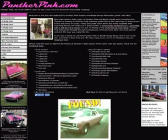 Pantherpink.com(Panther Pink & Moulin Rouge (FM3) Mopars) Screenshot