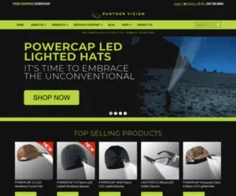 Panthervision.com(Hands-Free LED Lighting Products) Screenshot