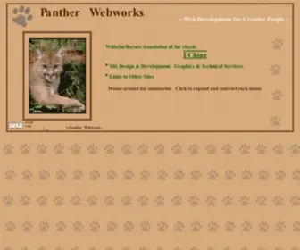 Pantherwebworks.com(Panther Webworks Web Site Design) Screenshot