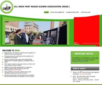 Pantnagaralumni.org(All India Pant Nagar Alumni Association) Screenshot