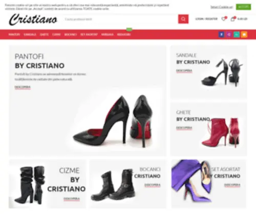 Pantoficristiano.ro(Pantofi By Cristiano) Screenshot