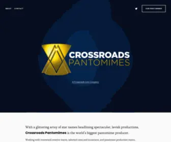 Pantomime.com(Crossroads Pantomimes) Screenshot
