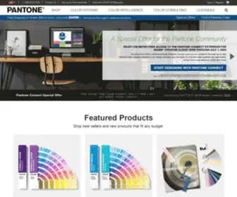 Pantone.com(PANTONE®) Screenshot