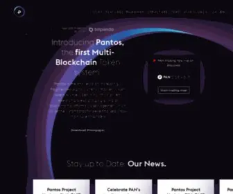Pantos.io(The First Multiblockchain Token System) Screenshot