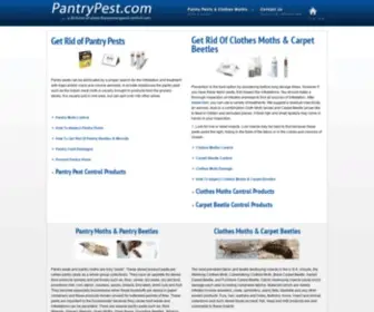 Pantrypest.com(Pantry Moths) Screenshot