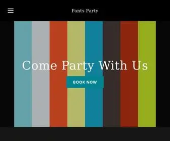 Pantspartyband.com(Pants Party) Screenshot