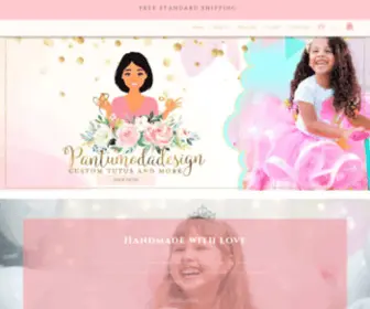 Pantumodadesign.com(Custome Tutus) Screenshot