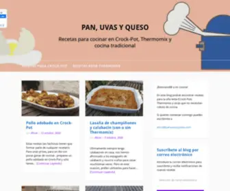 PanuvasyQueso.com(Pan, uvas y queso) Screenshot