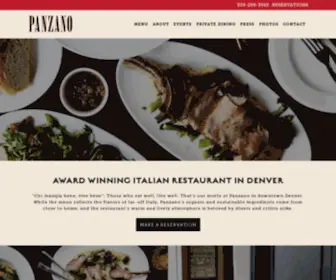 Panzano-Denver.com(Denver Restaurants) Screenshot