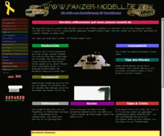 Panzer-Modell.de(35 Militär) Screenshot