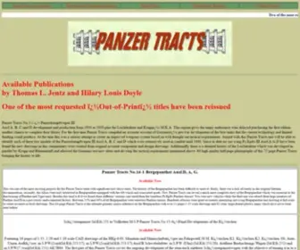 Panzertracts.com(Panzer Tracts) Screenshot