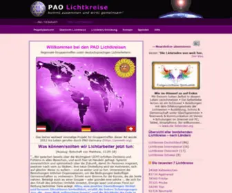 Pao-Lichtkreise.org(PAO Deutschland) Screenshot