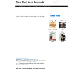 Paobooks.com(Free sheet music) Screenshot