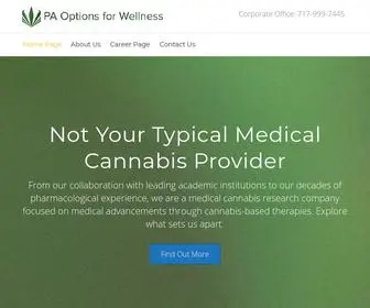 Paofw.com(PA Options For Wellness) Screenshot