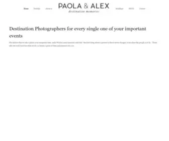 Paola-Alex.com(Paola and Alex) Screenshot